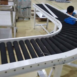 Hệ thống băng tải con lăn cao su - Cấu tạo băng tải con lăn